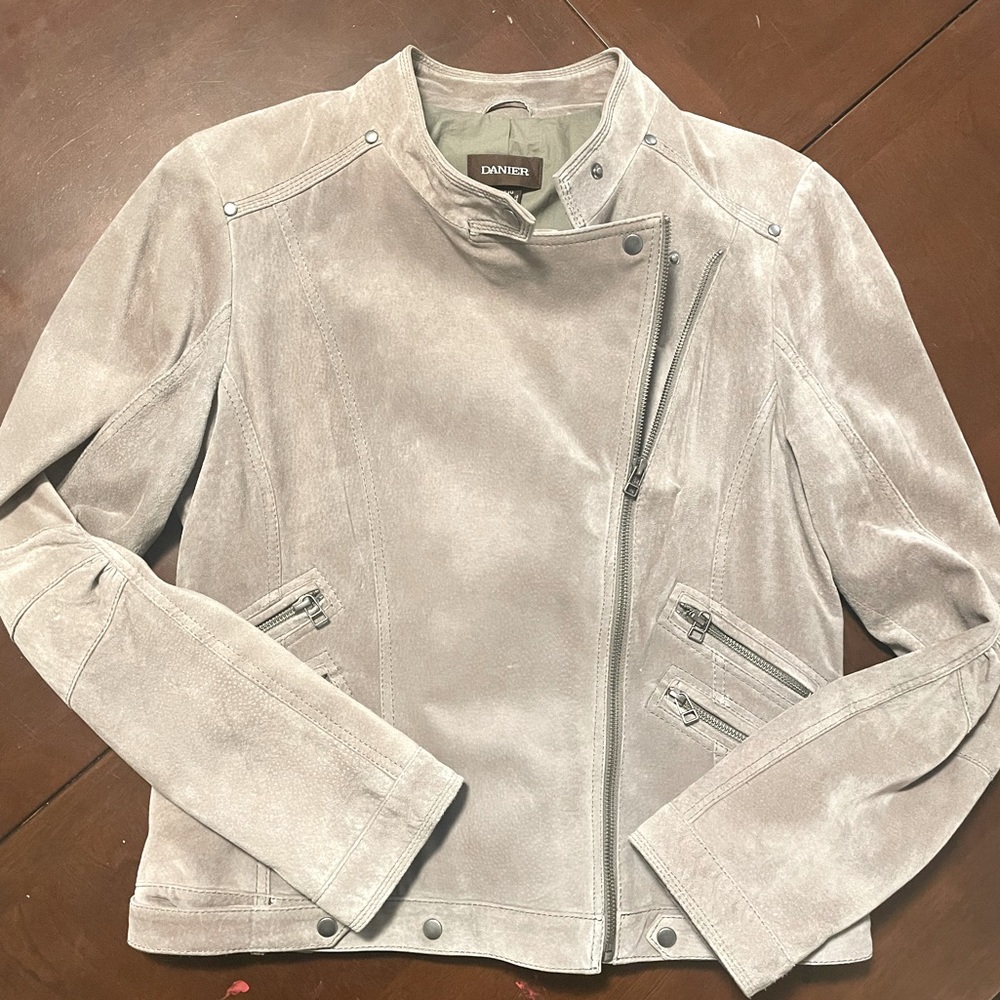 Danier suede moto jacket